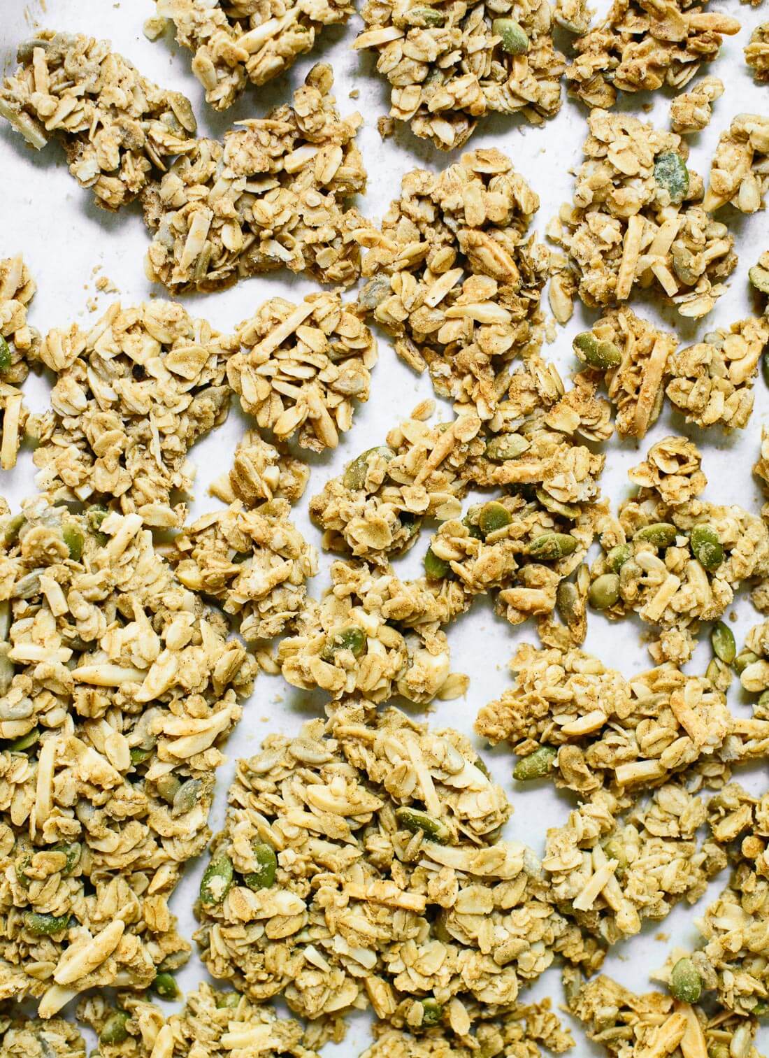 Learn the trick to making extra clumpy granola! cookieandkate.com