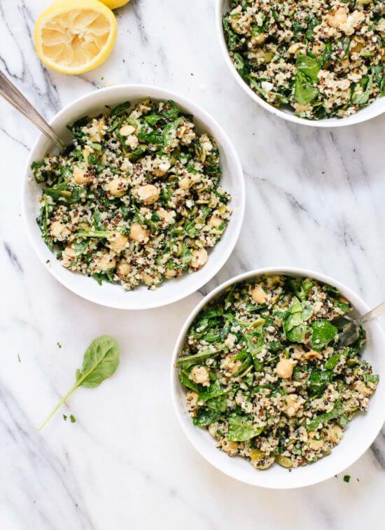 Herbed Quinoa & Chickpea Salad - Cookie and Kate