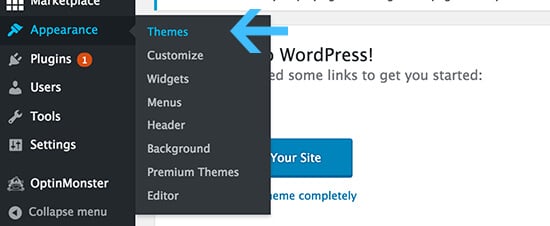 wordpress theme settings