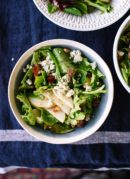 Pear, Date & Walnut Salad with Blue Cheese