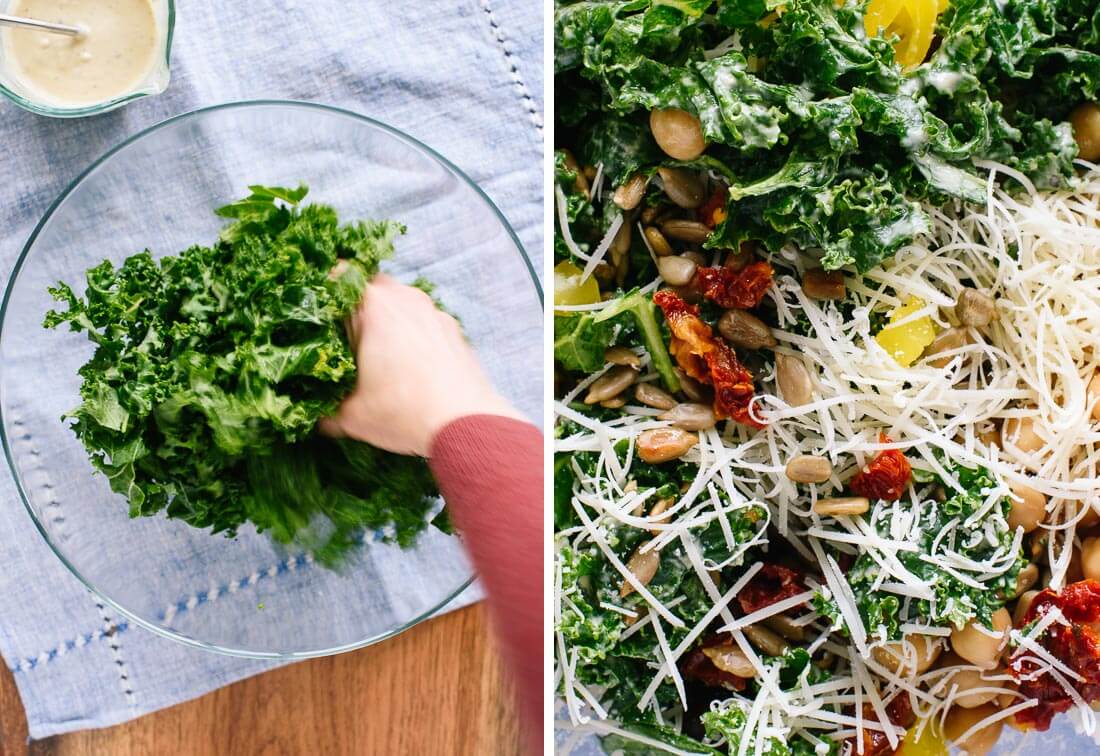 how to make kale salad