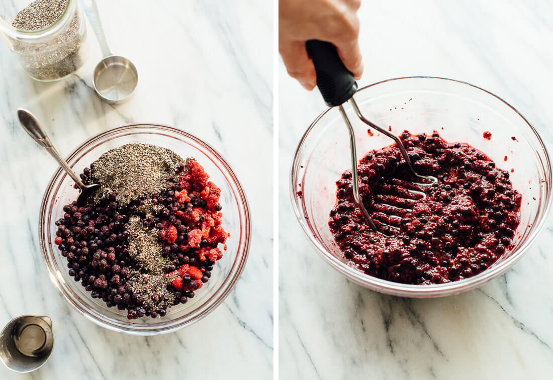 how to make chia seed jam