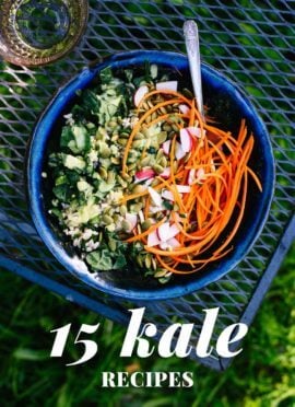 These 15 kale recipes are all delicious and healthy, too! Find cooking inspiration at cookieandkate.com