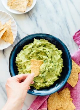 Truly the best guacamole recipe, with lots of guacamole-making tips! cookieandkate.com