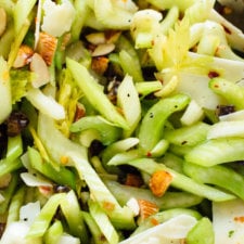 Celery Salad with Dates, Almonds and Parmesan Image