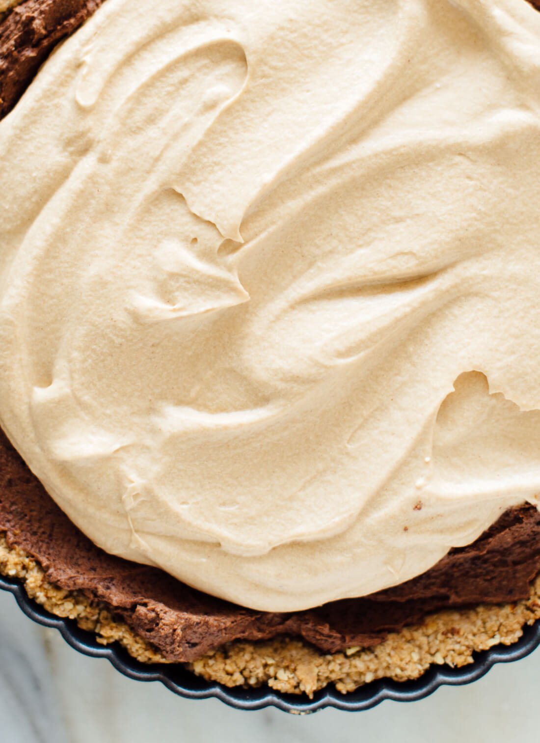 Vegan chocolate peanut butter layers - so good!