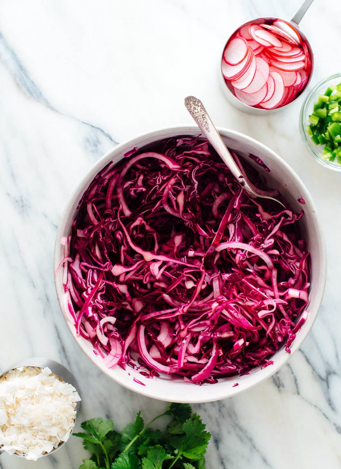 coconut slaw components