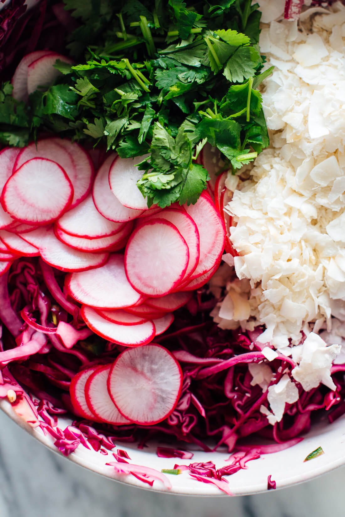 how to make coconut slaw