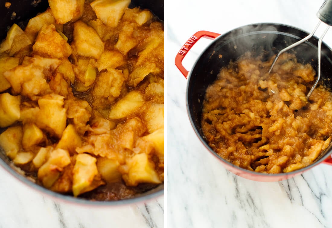 how to make chunky applesauce