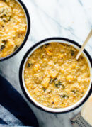 Steel-Cut Oat "Risotto" with Butternut Squash and Kale