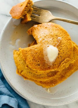 healthy pumpkin pancakes recipe