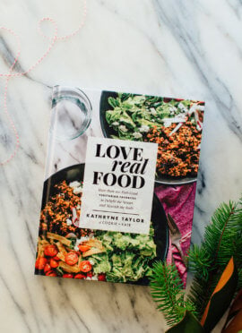 Love Real Food cookbook holiday gift guide!
