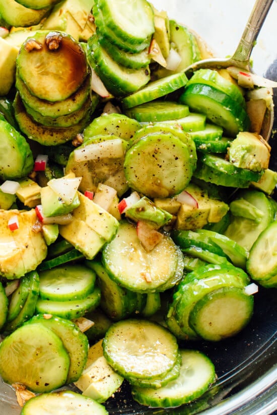 Cucumber Salad from cookieandkate.com on foodiecrush.com