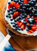 Gluten-Free Almond Cake with Berries on Top