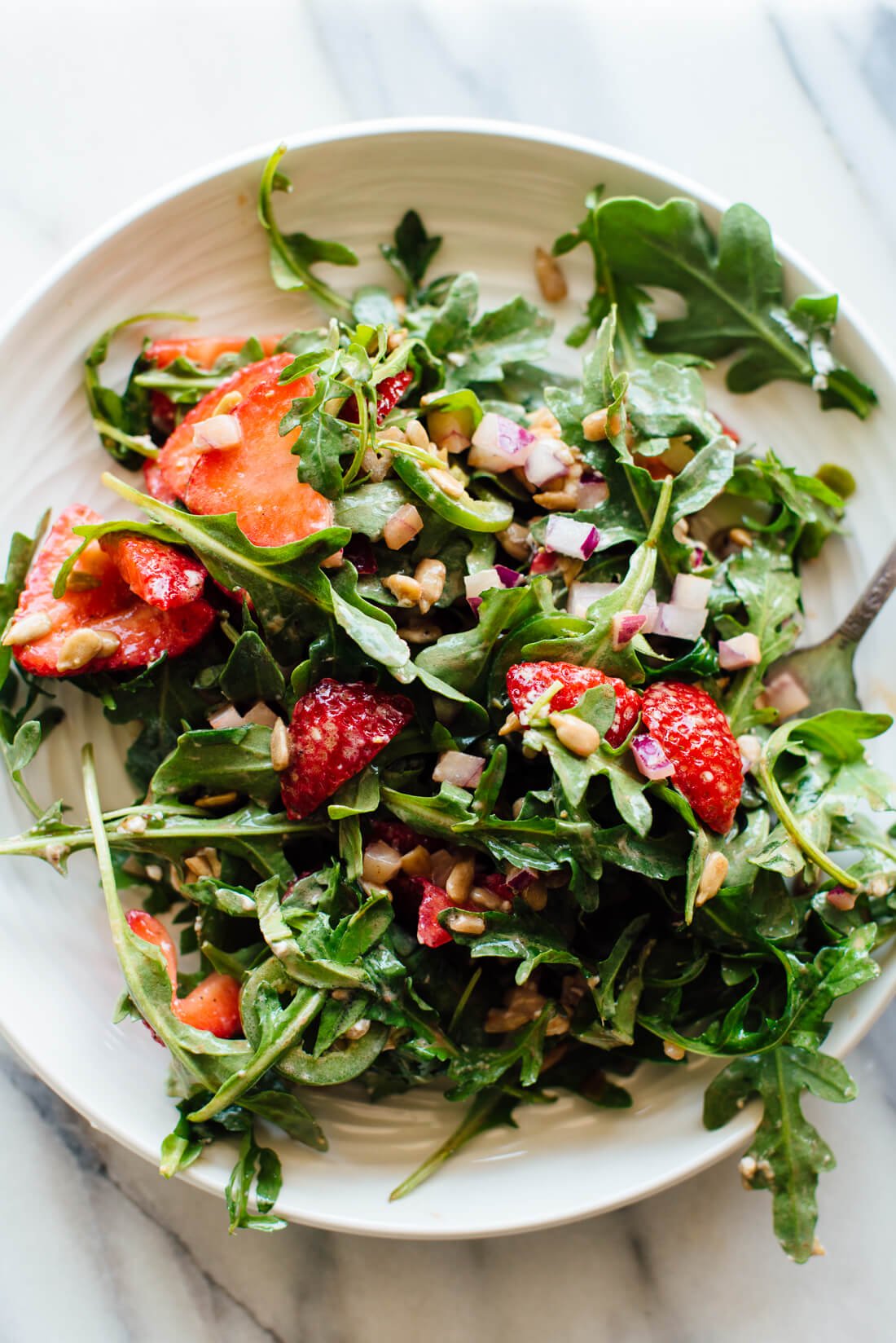 loaded strawberry salad recipe-2