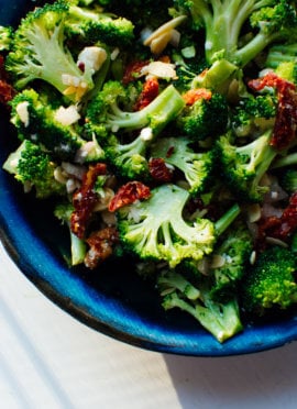 Simple and delicious Greek broccoli salad recipe