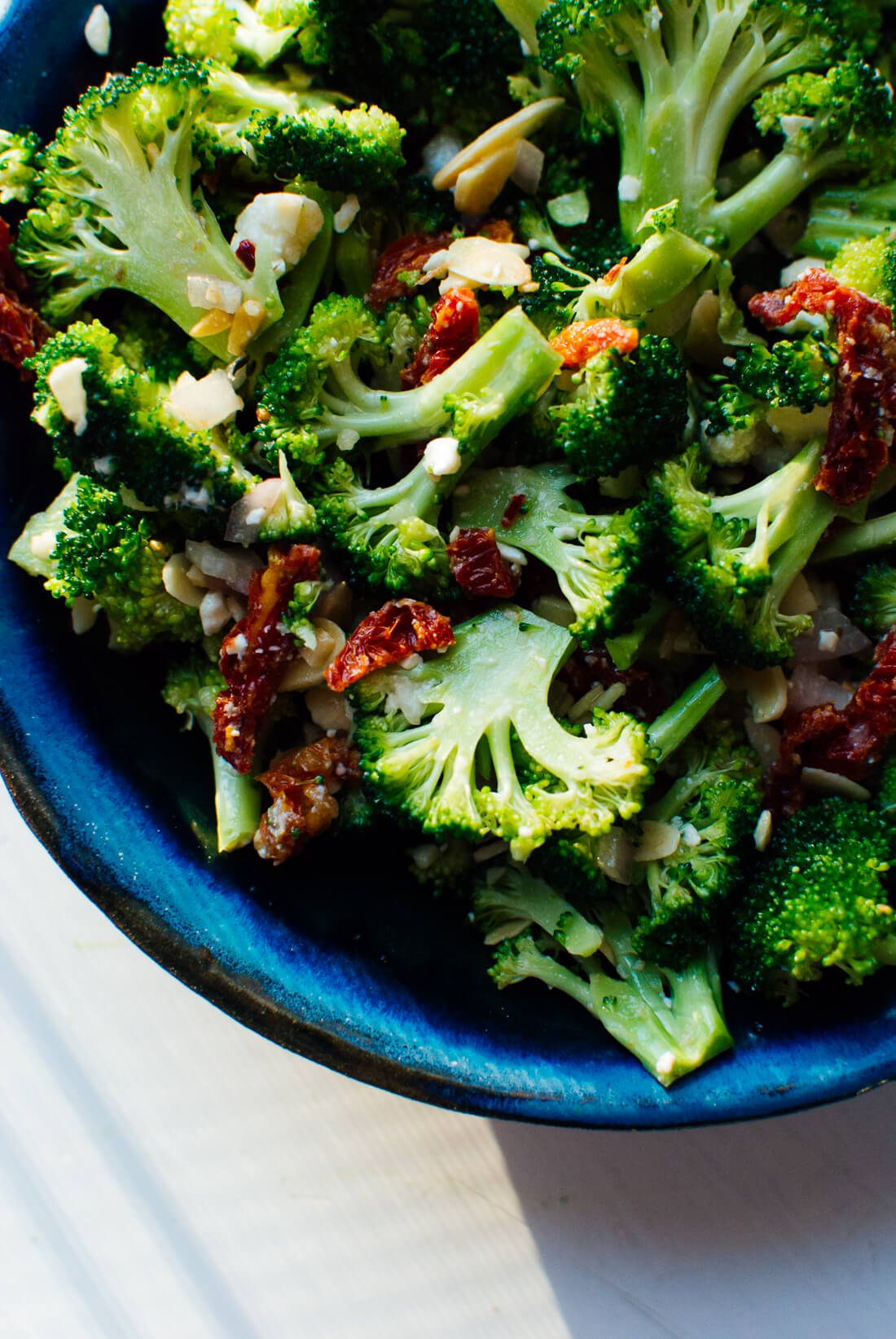 Simple and delicious Greek broccoli salad