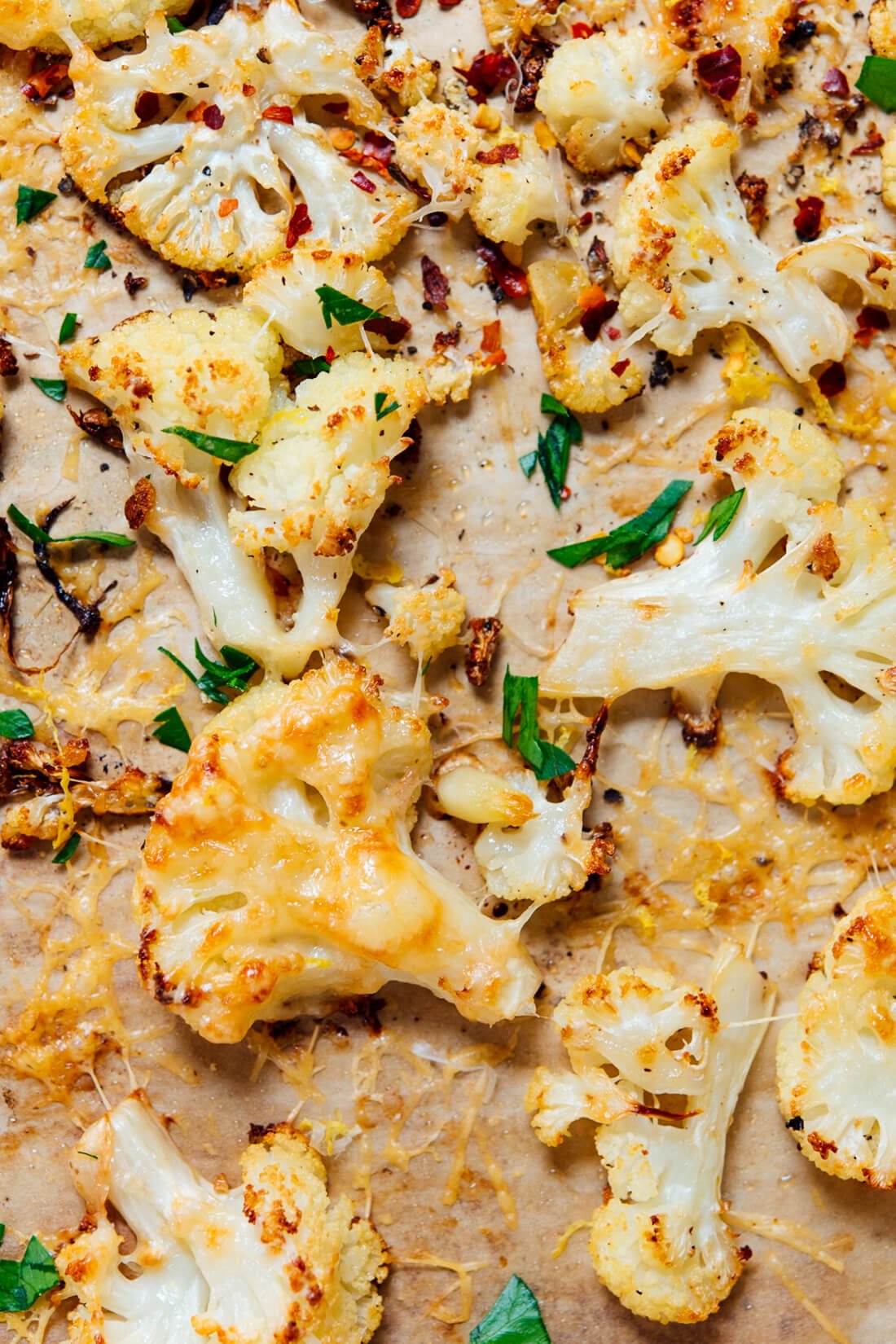 Oven Roasted Cauliflower with Tahini Sauce All the Healthy Things