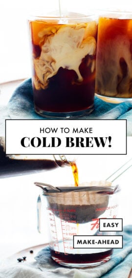 Cold Brew Coffee (Recipe & Tips!) - Julie's Eats & Treats ®