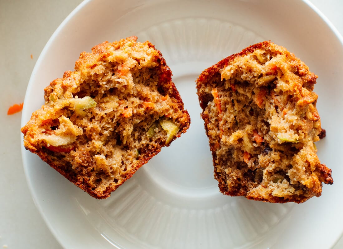 apple carrot muffins