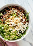 brussels sprout arugula salad recipe