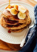 whole wheat banana pancakes recipe-1