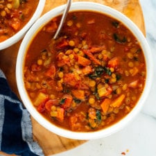 Best Lentil Soup Recipe - Cookie And Kate