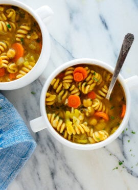 chickpea noodle soup recipe