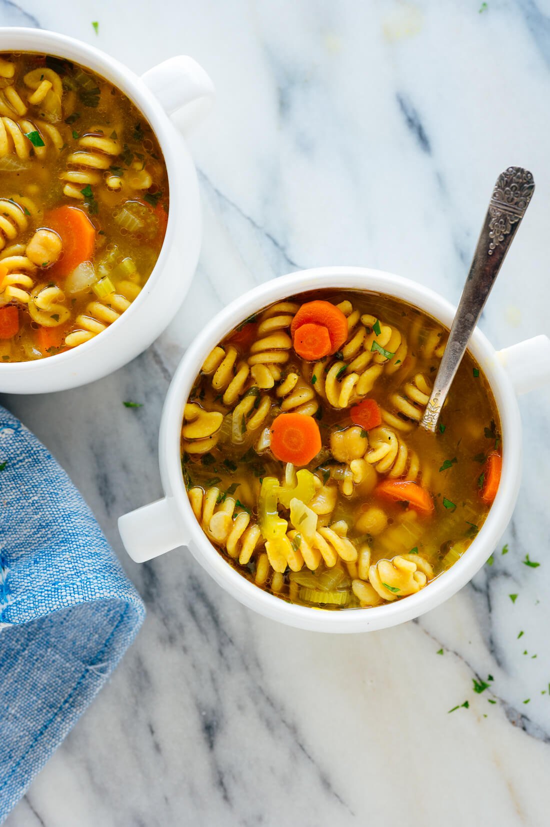 Chickpea Noodle Soup Recipe (Vegan) - Cookie and Kate
