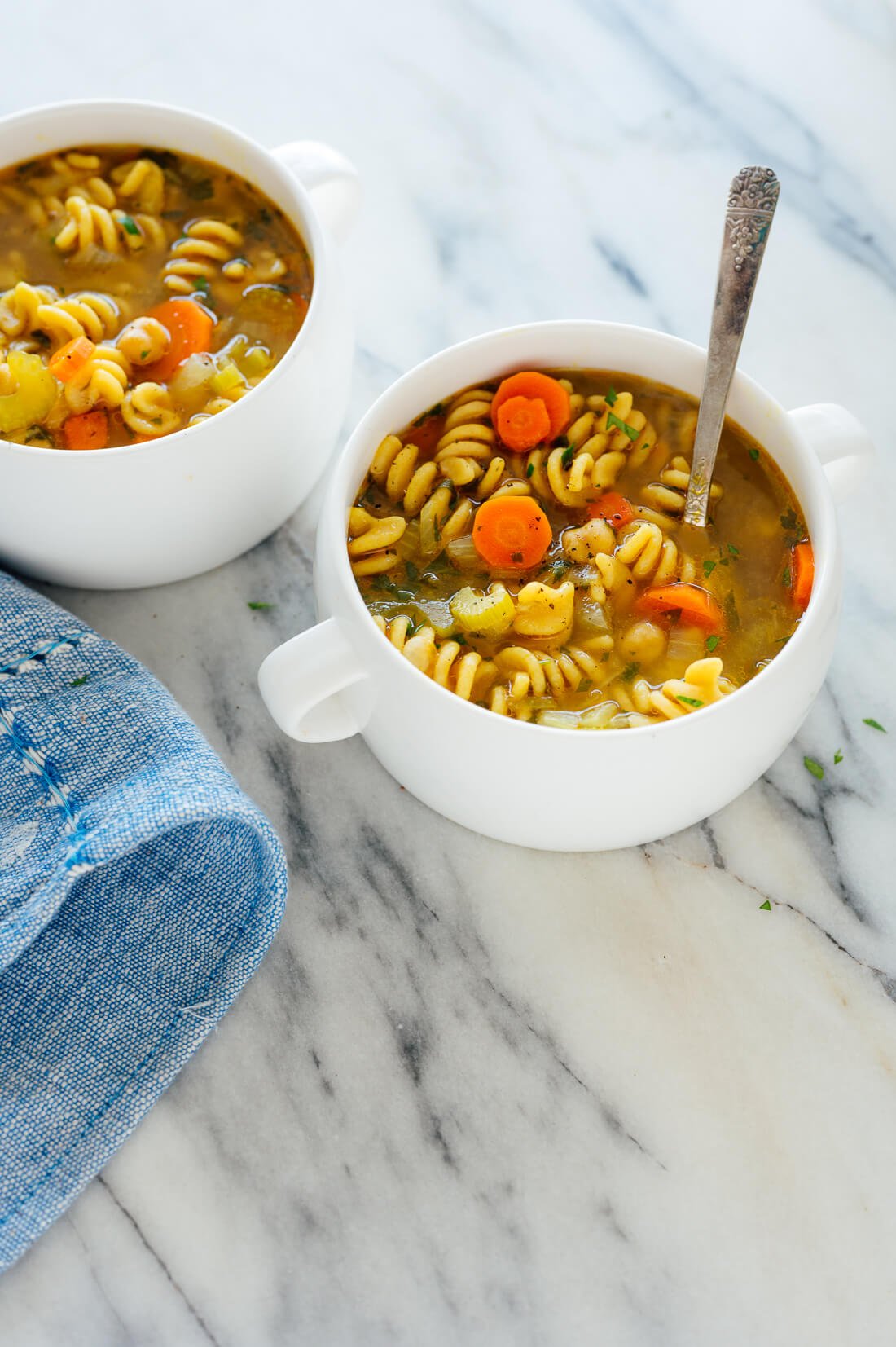 vegetarian and vegan noodle soup recipe