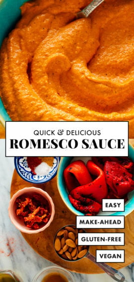 quick and easy romesco sauce recipe