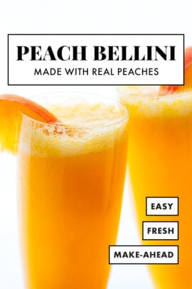 peach bellini recipe