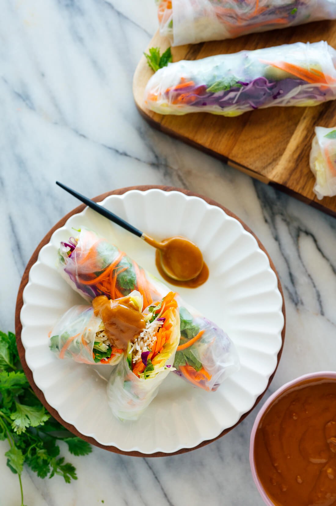 Fresh Spring Rolls with Peanut Sauce   Cookie and Kate