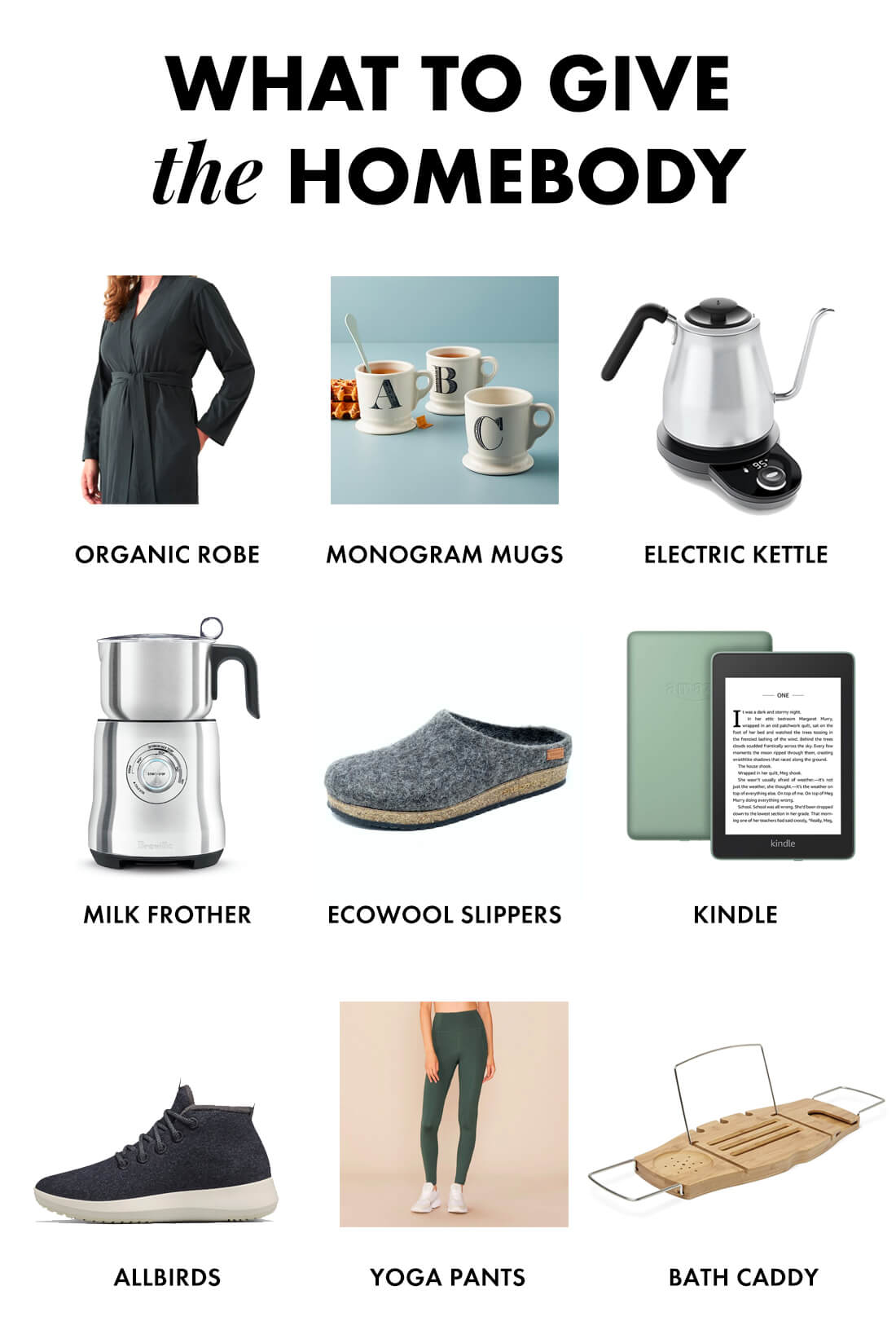 gift guide for homebodies