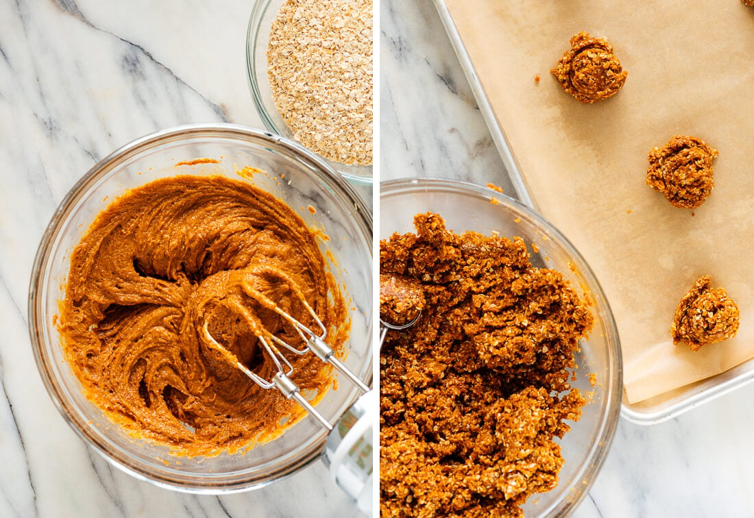 how to make peanut butter oat cookies