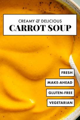 homemade carrot soup recipe