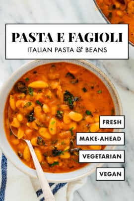 Pasta e Fagioli (Italian Pasta and Beans) | Cook & Hook