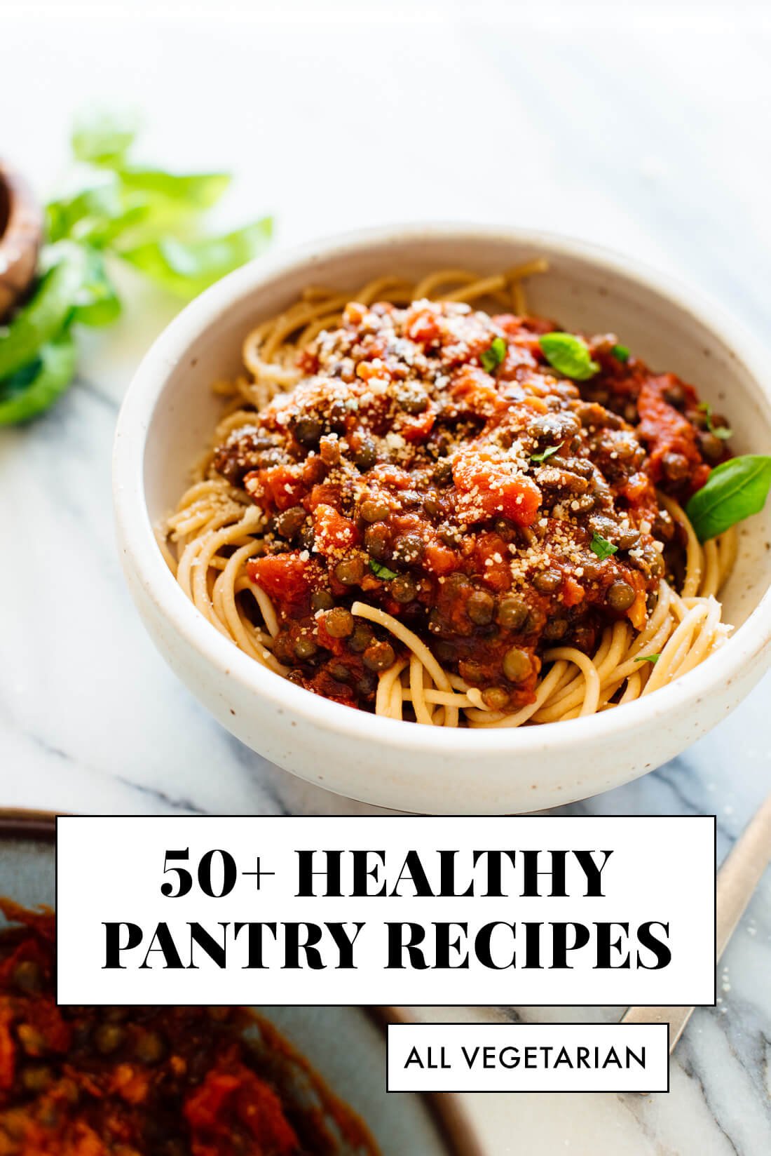 50 vegetarian pantry recipes