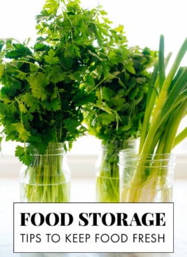 how to store food