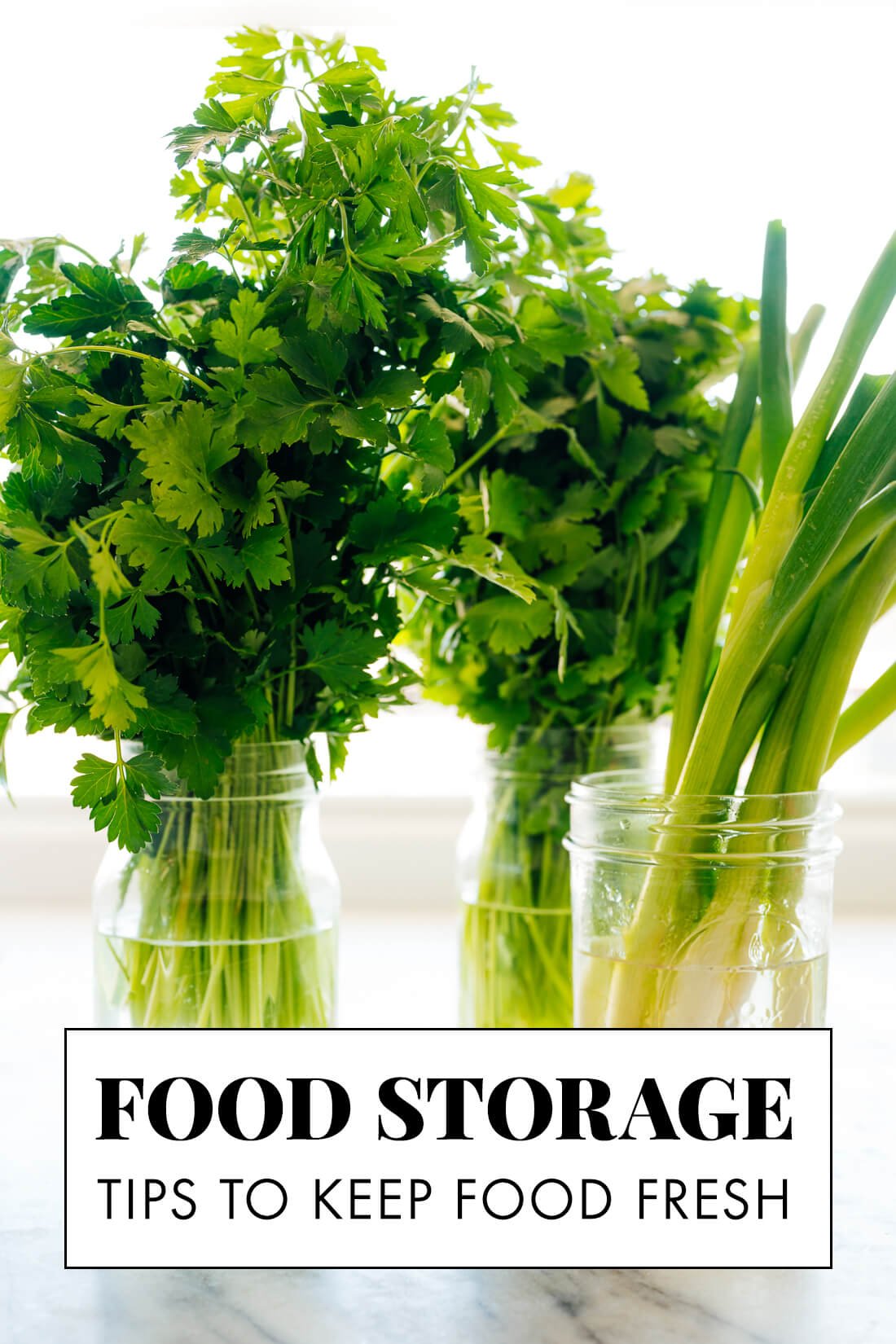 how to store food