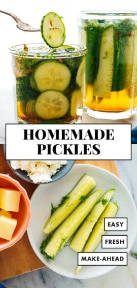 homemade pickles recipe