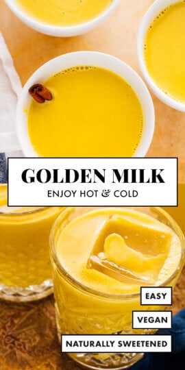 golden milk recipe pin