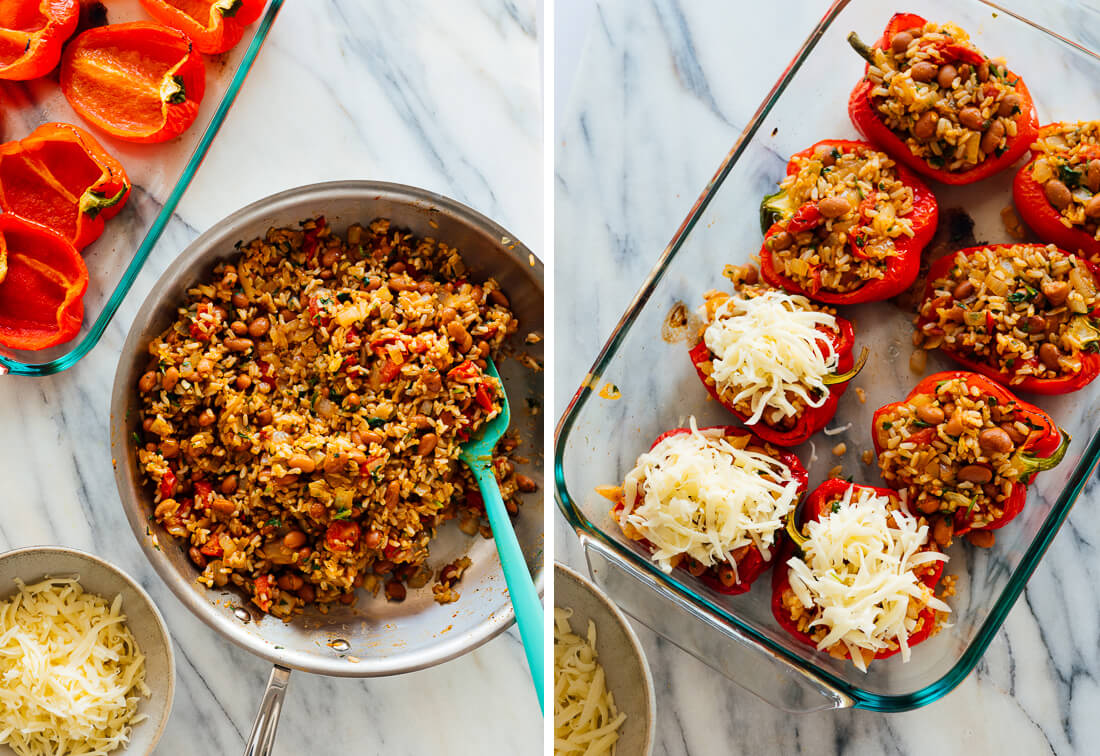 Cookie & Kate stuffed peppers