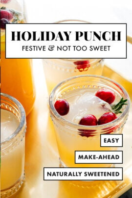 festive holiday punch