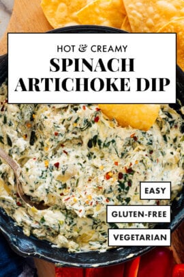 hot creamy spinach artichoke dip recipe