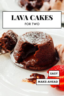 lava cakes for two