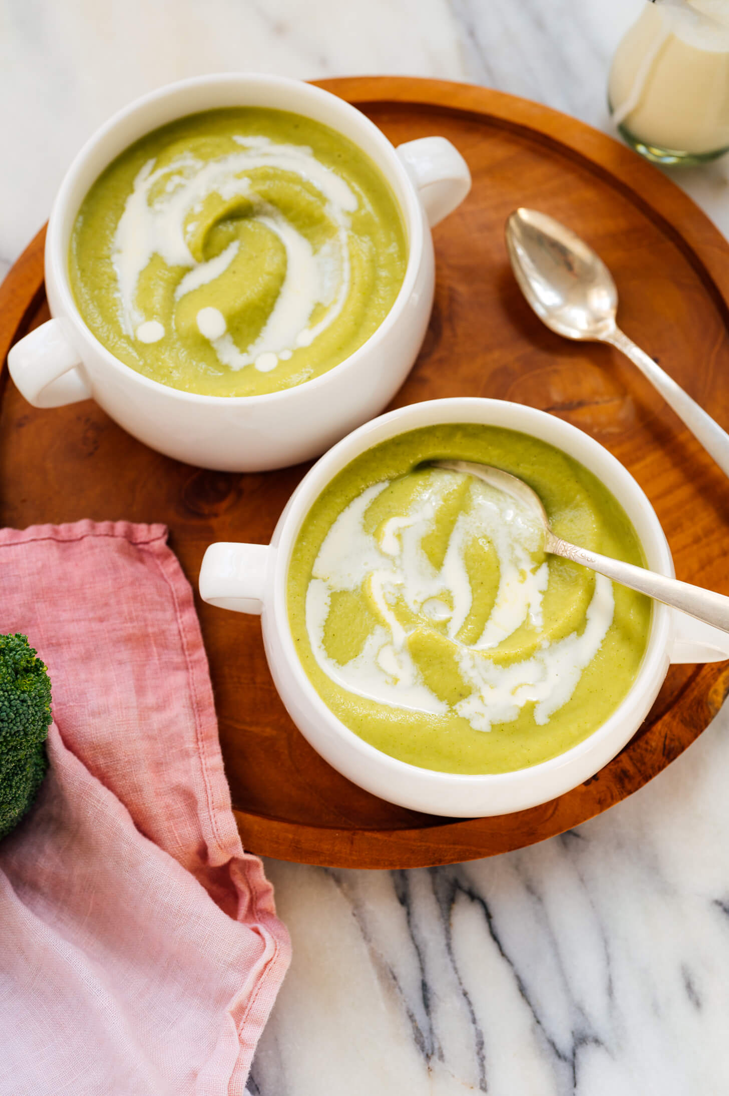 healthy cream of broccoli soup recipe