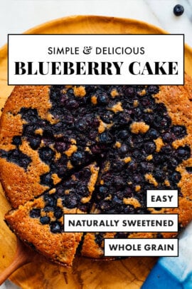 blueberry cake pin