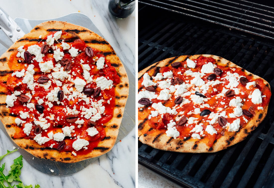 Hovedsagelig Fremkald støvle How to Grill Pizza (Recipe and Tips) - Cookie and Kate