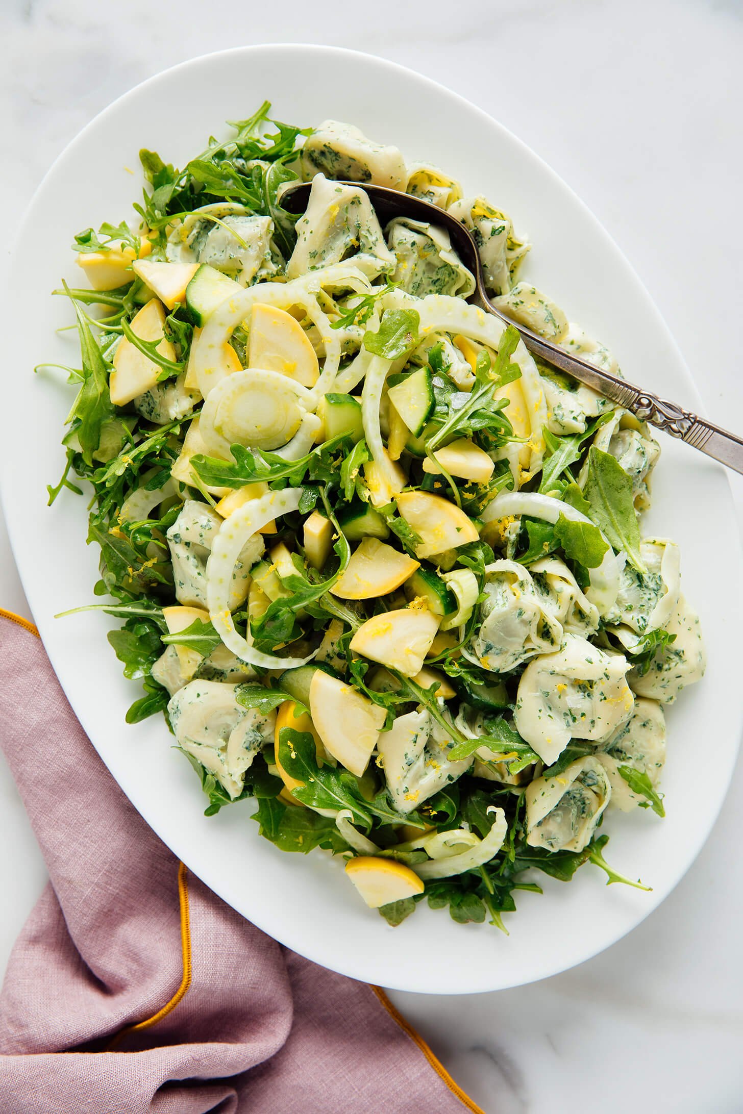 green goddess tortellini salad